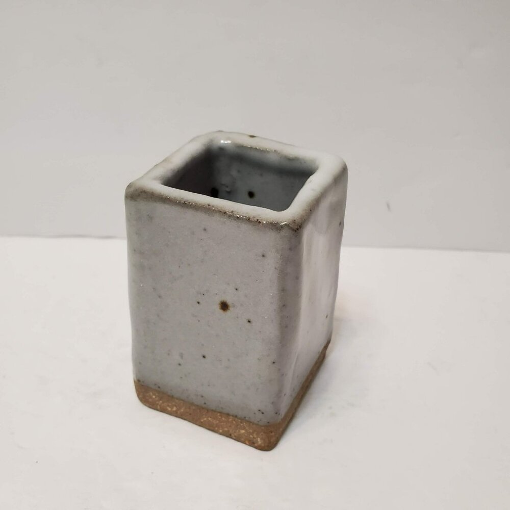 Hand Crafted Studio Pottery Bud Vase, Planter, Pencil Holder, Signed Ceramics